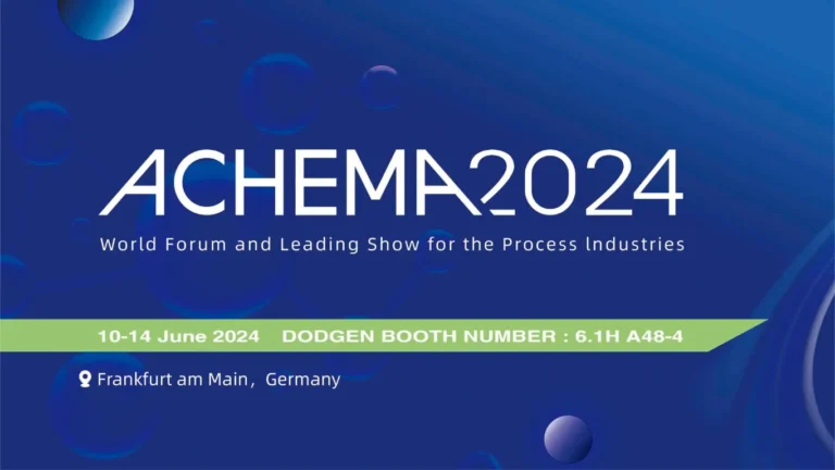 Invitation | DODGEN invites you to visit ACHEMA 2024