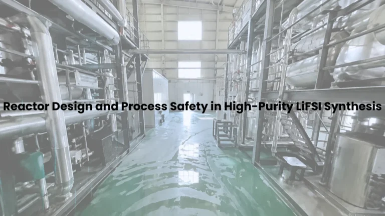 Reactor Design and Process Safety in High-Purity LiFSI Synthesis