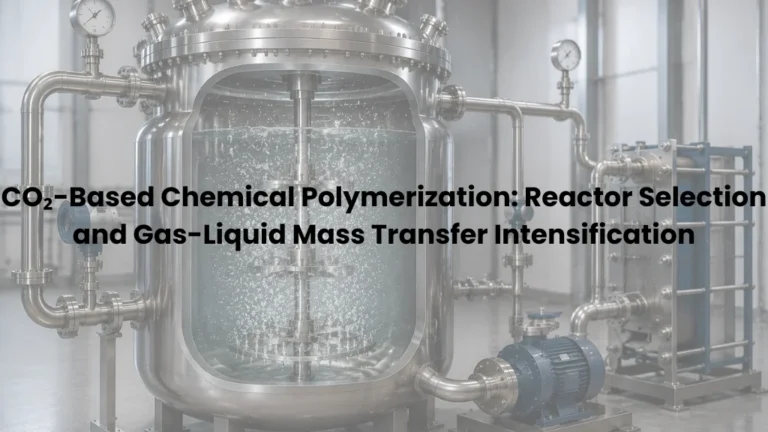 CO₂-Based Chemical Polymerization: Reactor Selection and Gas-Liquid Mass Transfer Intensification