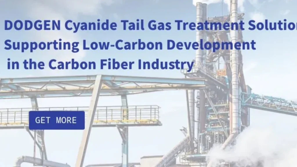 DODGEN Cyanide Tail Gas Treatment Solution: Supporting Low-Carbon Development in the Carbon Fiber Industry
