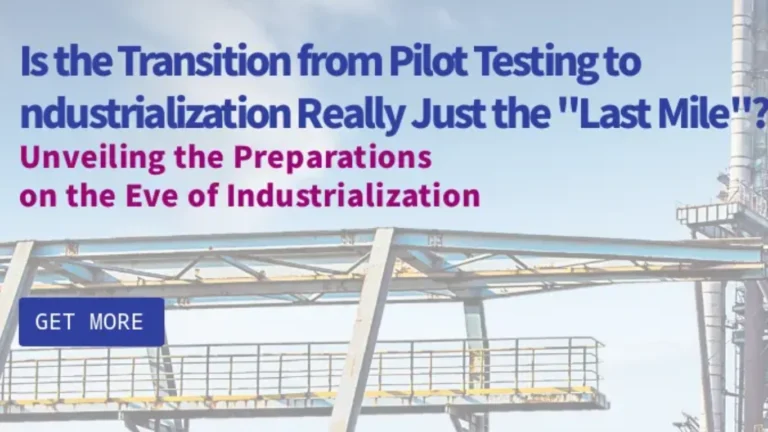 Is the Transition from Pilot Testing to Industrialization Really Just the
