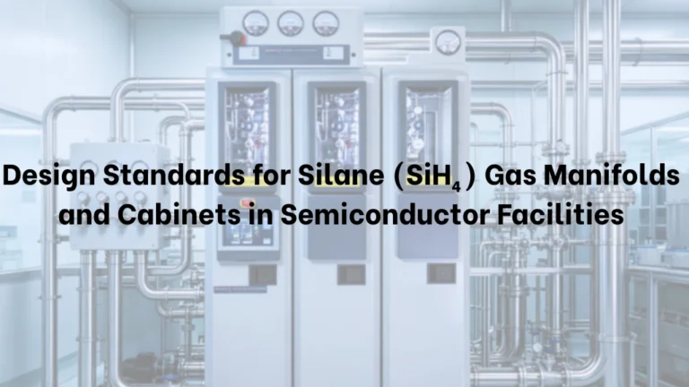 Design Standards for Silane (SiH₄) Gas Manifolds and Cabinets in Semiconductor Facilities