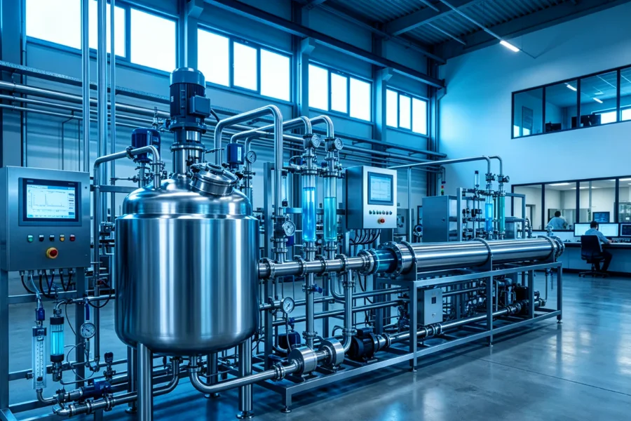 continuous flow reactor system for isosorbide mononitrate synthesis in pharmaceutical production