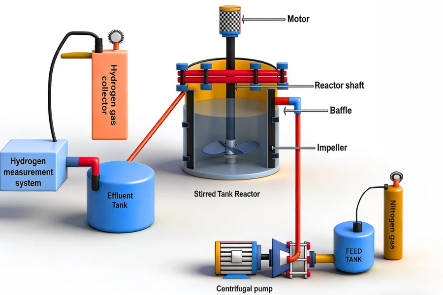 sodium cyanide neutralization reactor equipment with corrosion resistant design