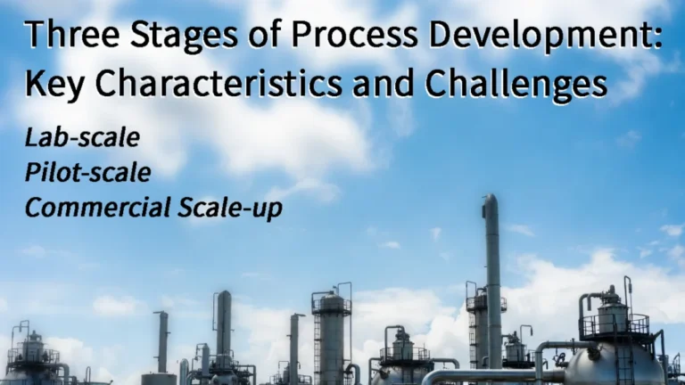 Three stages of process development