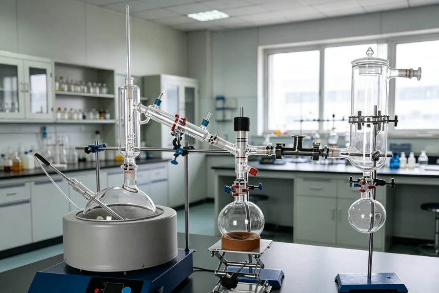 sistema de producción de disolvente de dimetil isosorbida de calidad cosmética