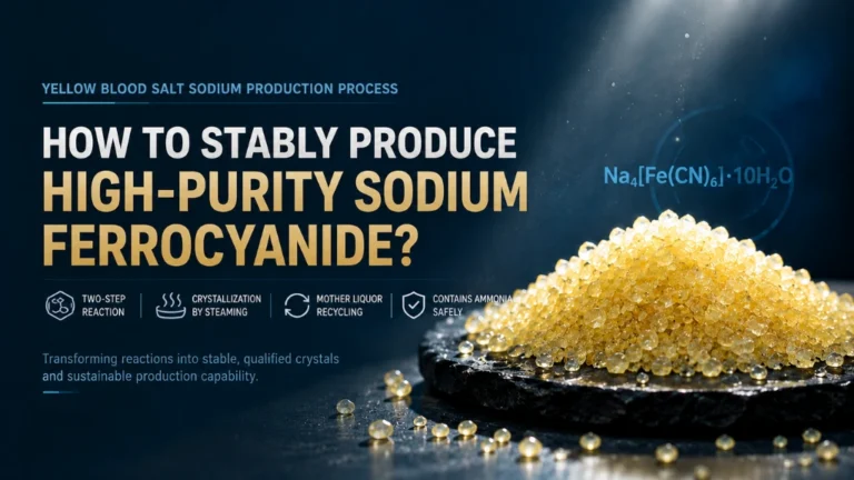 Sodium Ferrocyanide Production Process: How the Iron Powder Route Achieves Consistent High Purity