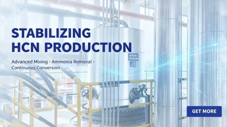 How Can Hydrogen Cyanide Production Achieve Stable Operation? Six Critical Dimensions: Mixing, Reaction, Heat Transfer, Absorption, Separation, and Continuous Processing