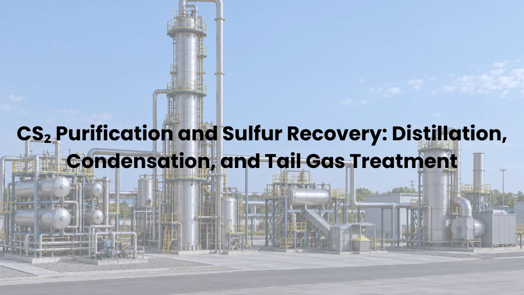CS₂ Purification and Sulfur Recovery: Distillation, Condensation, and Tail Gas Treatment