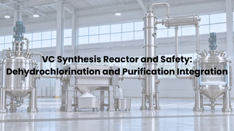 VC Synthesis Reactor and Safety: Dehydrochlorination and Purification Integration