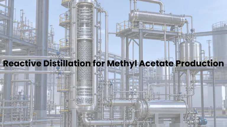 Reactive Distillation for Methyl Acetate Production