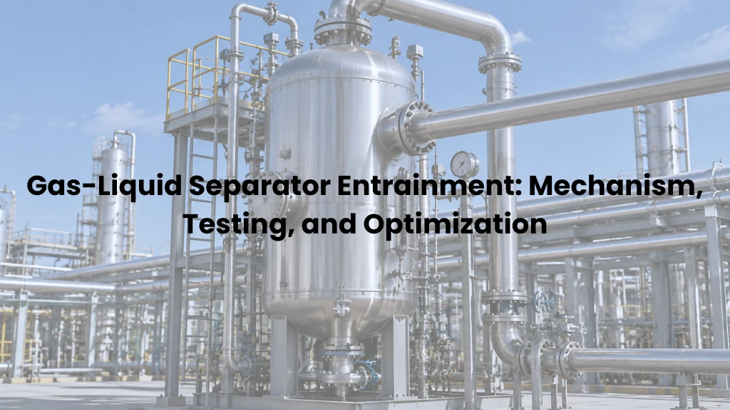 Gas-Liquid Separator Entrainment: Mechanism, Testing, and Optimization
