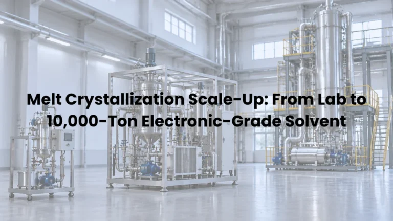 Melt Crystallization Scale-Up: From Lab to 10,000-Ton Electronic-Grade Solvent