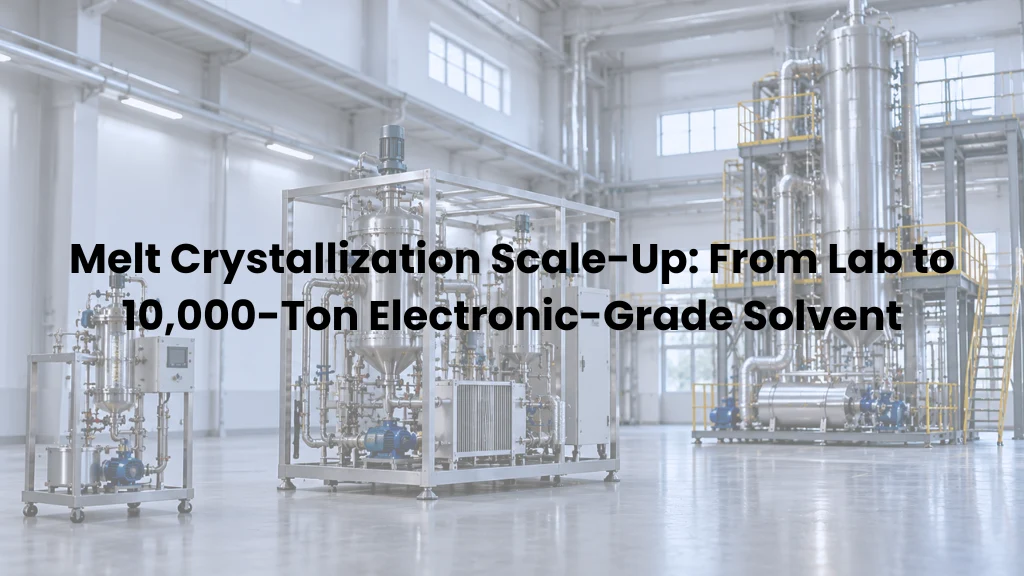 Melt Crystallization Scale-Up: From Lab to 10,000-Ton Electronic-Grade Solvent