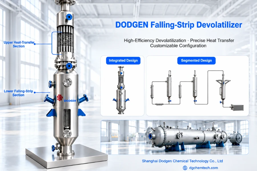 For the unit's devolatilization section, DODGEN engineered and supplied its proprietary core equipment, contributing to the successful first-attempt startup.